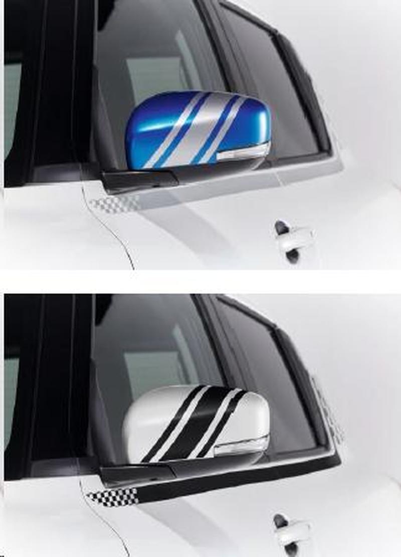 Mirror Decal Set - Suzuki Swift 06/17>